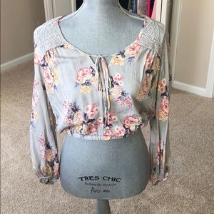 Floral Crop Top